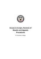 Access to Scripts, Reviews of Results and Appeals Procedures