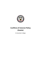 Conflicts of Interest Policy (Exams)