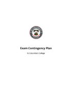 Exam Contingency Plan