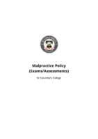Malpractice Policy (ExamsAssessments)