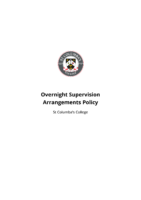 Overnight Supervision Arrangements Policy